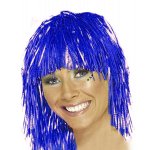 Αποκριάτικη Περούκα Καρέ Αφέλειες Πλαστική (4 Χρώματα)